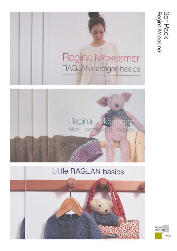 Bundle of 3 - basics - RAGLAN cardigan basics & Option - German edition only