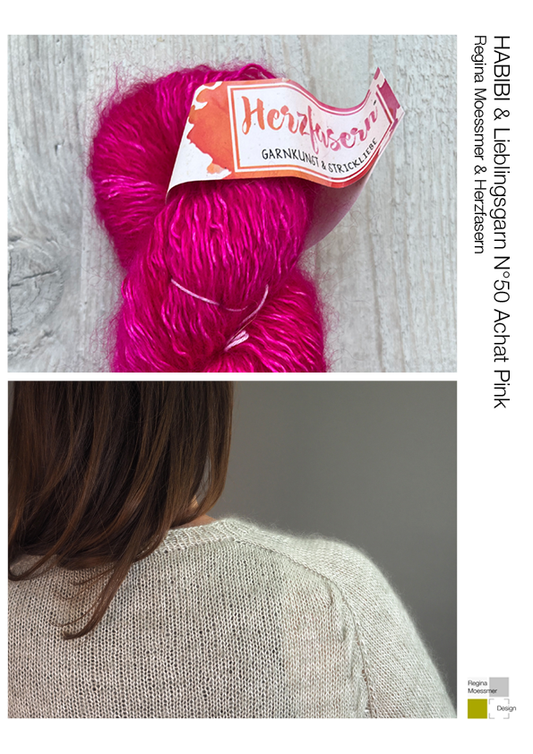 STRICK KIT: HABIBI pdf & Lieblingsgarn N°50 Fb. Achat Pink