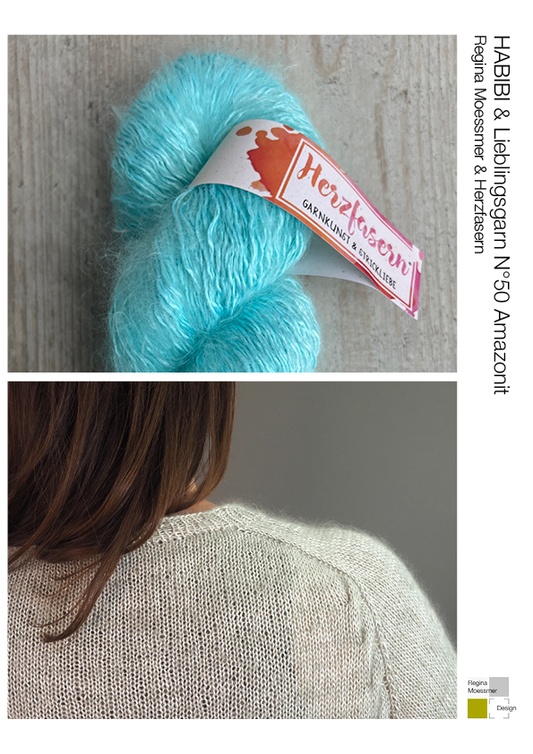 STRICK KIT: HABIBI pdf & Lieblingsgarn N°50 Fb. Amazonit