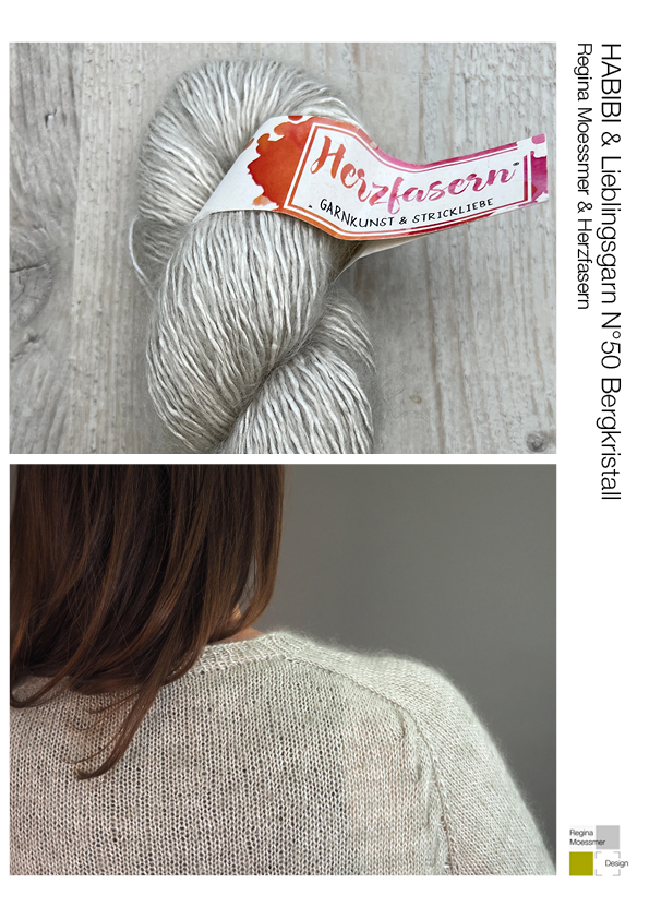 KNITTING KIT:  HABIBI pdf & Lieblingsgarn N°50 col. Bergkristall