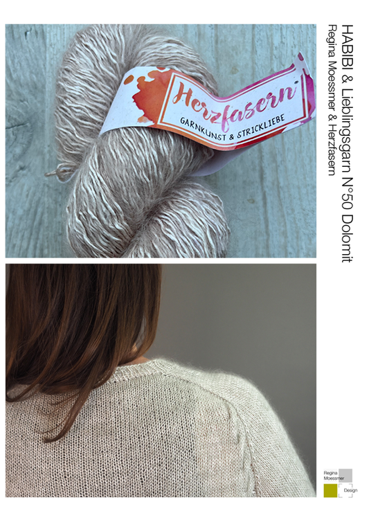 STRICK KIT: HABIBI pdf & Lieblingsgarn N°50 Fb. Dolomit