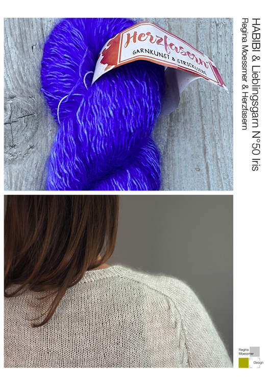 STRICK KIT: HABIBI pdf & Lieblingsgarn N°50 Fb. Iris