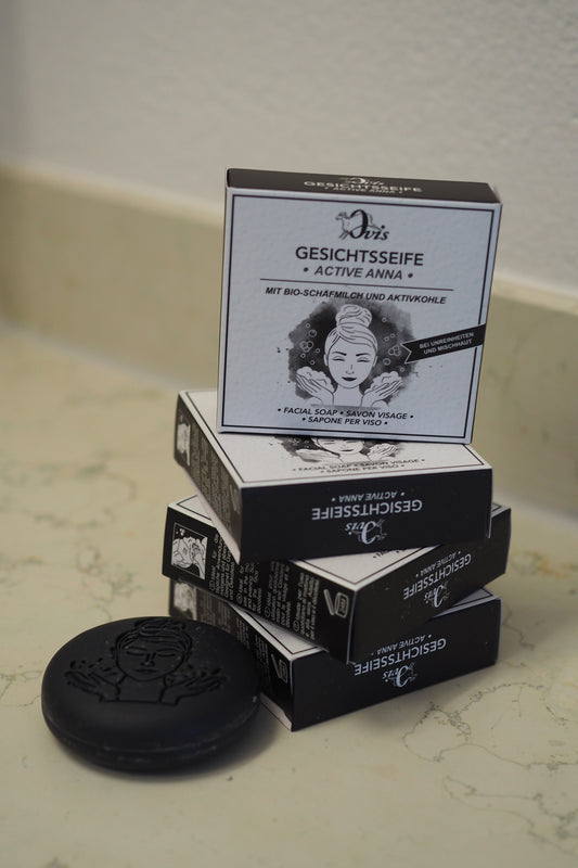 Ovis Gesichtsseife Aktivkohle