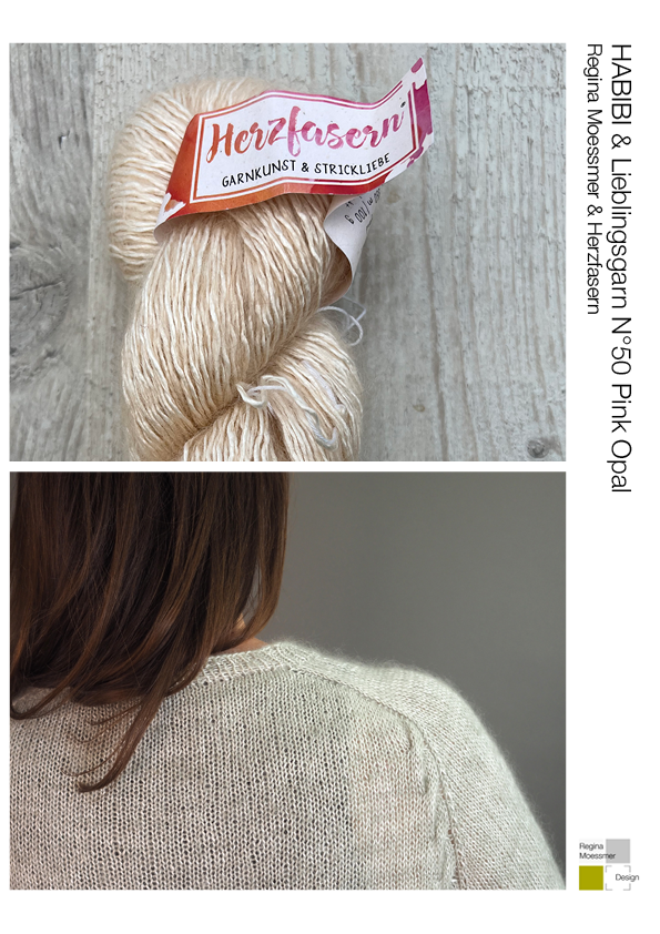 KNITTING KIT:  HABIBI pdf  & Lieblingsgarn N°50 col. Pink Opal