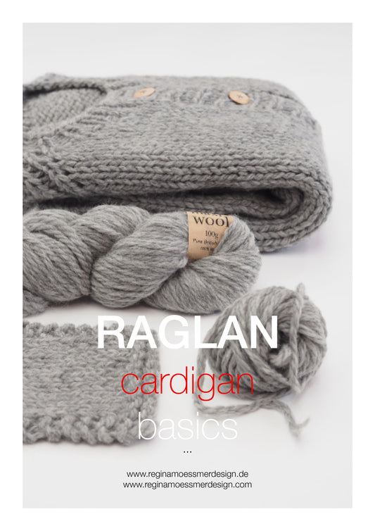 RAGLAN cardigan basics - Anleitungsheft, nur deutsche Ausgabe -