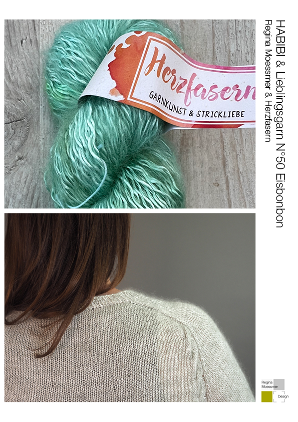 KNITTING KIT:  HABIBI pdf & Lieblingsgarn N°50 col. Eisbonbon