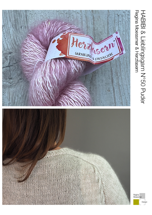 KNITTING KIT:  HABIBI pdf  & Lieblingsgarn N°50 col. Puder