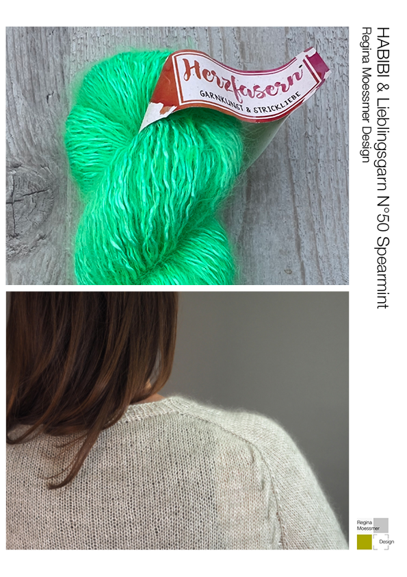 KNITTING KIT:  HABIBI pdf  & Lieblingsgarn N°50 col. Spearmint