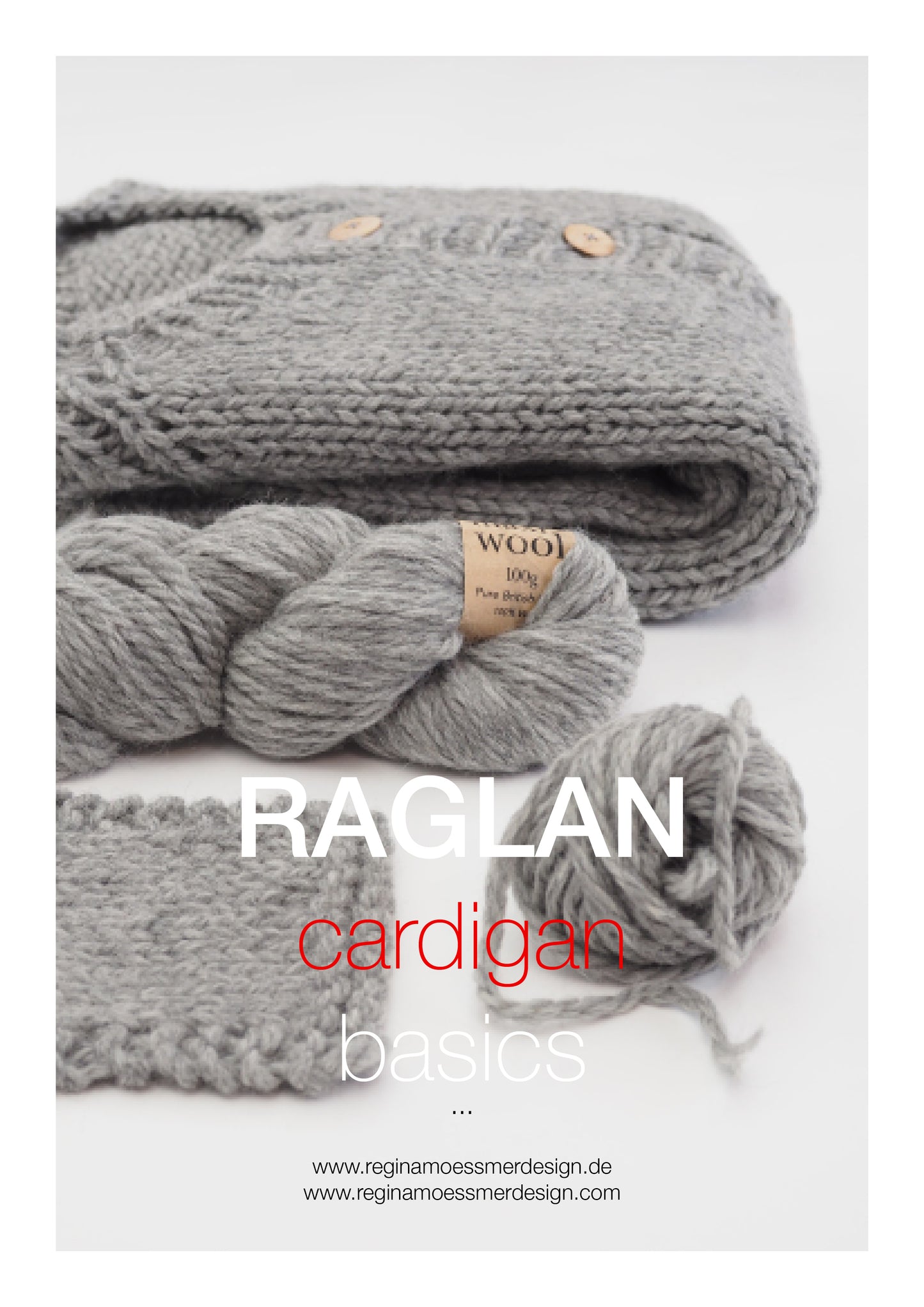 RAGLAN cardigan basics - German edition only.