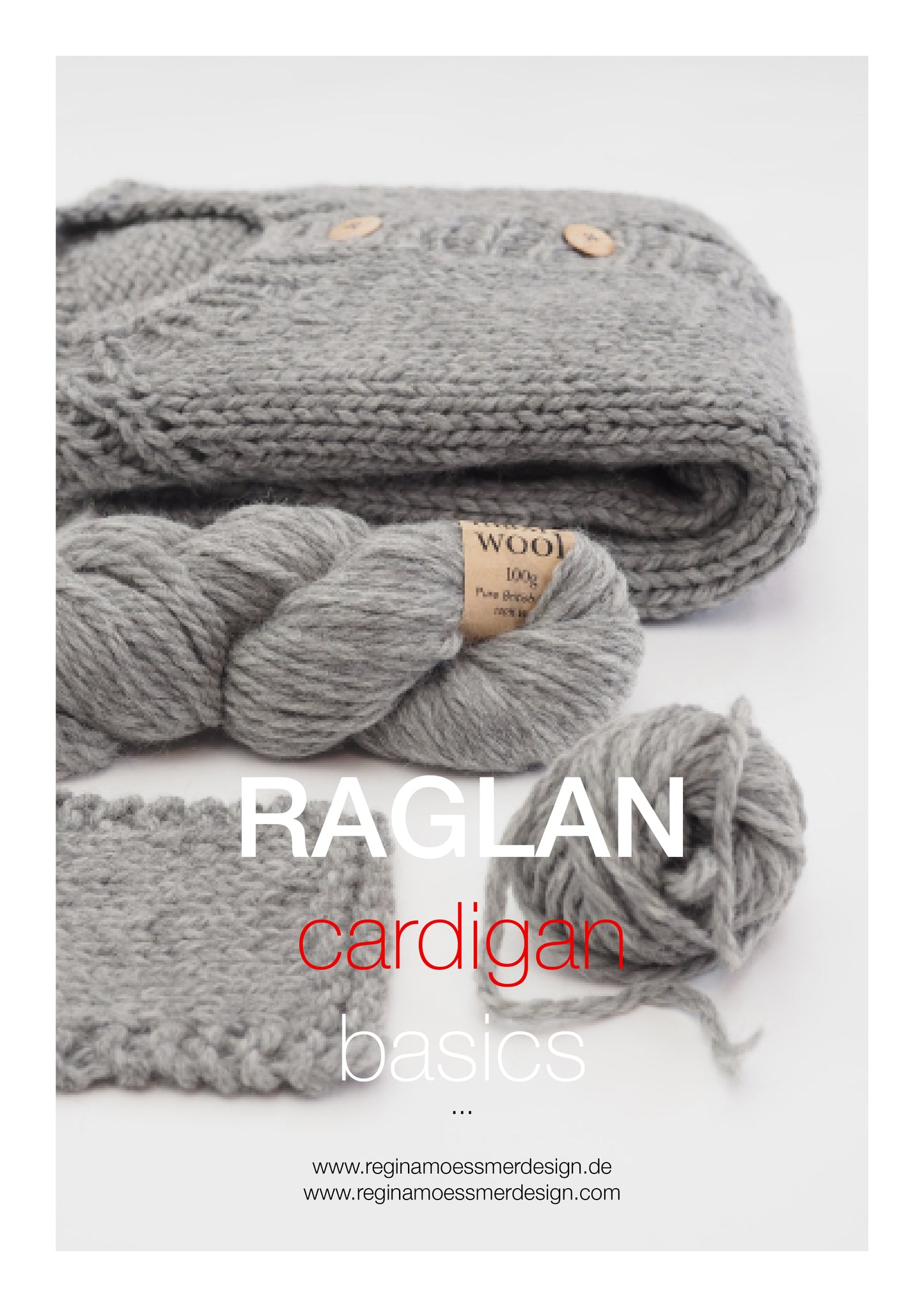 RAGLAN cardigan basics - ebook  / pdf -